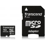 Transcend microSDHC 16 GB UHS-I U1 TS16GUSDHC10U1 – Zboží Mobilmania