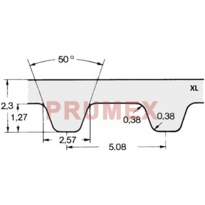 Řemen ozubený 70 XL 031 (7,88 mm) optibelt ZR – Zbozi.Blesk.cz