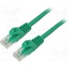 síťový kabel Lanberg PCU6-10CC-1000-G Patch, U/UTP, 6, lanko, CCA, PVC, 10m, zelený