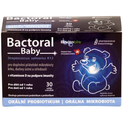Bactoral Baby s vitamínem D 30 sáčků
