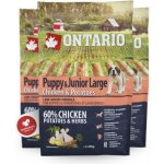Ontario Puppy & Junior Large Chicken & Potatoes & Herbs 2,25 kg – Hledejceny.cz