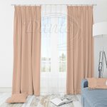 Látka Blackout UNI 162 pudrový na závěsy, polštářky - 250 x 145 cm – Hledejceny.cz