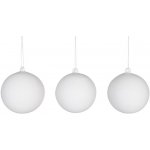 Porcelánová dekorace Baubles White set 3 ks Garden Trading – Hledejceny.cz