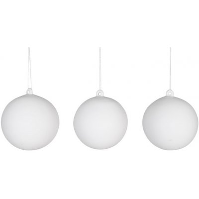Porcelánová dekorace Baubles White set 3 ks Garden Trading – Hledejceny.cz