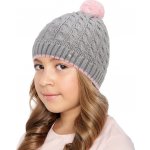 Marhatter dívčí pletená čepice 9489 světle šedá – Hledejceny.cz