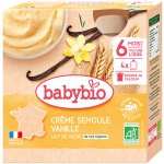 Babybio Kapsička krém krupička vanilka 4 x 85 g – Zboží Dáma