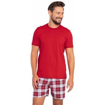 Italian Fashion Moss pánské pyžamo krátké červené