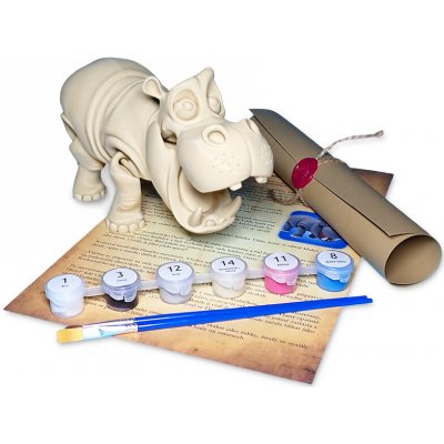 Veselý Tučňák Hroch Kreativní sada 3D omalovánky s pohádkou – Hledejceny.cz