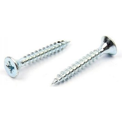 Univerzální vrut do dřeva 5x45 plný závit zinek bílý – Hledejceny.cz