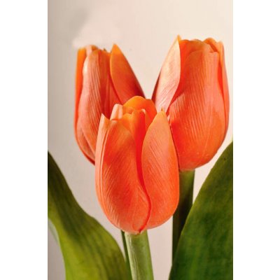 Tulipán umělý A82 - oranžový – Zboží Mobilmania