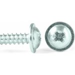 Šroub do plechu ZnB půlkulatá hlava + límec DIN 968C Zn - 2.9x13 – Zboží Mobilmania