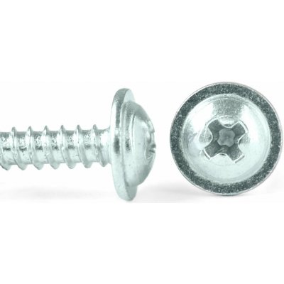 Šroub do plechu ZnB půlkulatá hlava + límec DIN 968C Zn - 2.9x13 – Zboží Mobilmania