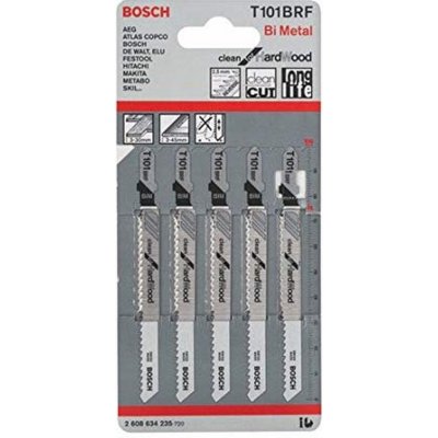 Bosch 2608634235 Pilový plátek do kmitací pily T 101 BRF Clean for Hard Wood – Zboží Dáma