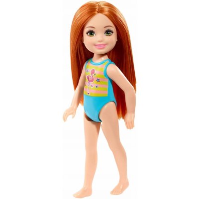 Mattel Barbie Plážová Chelsea GLN70 zrzka – Zboží Mobilmania