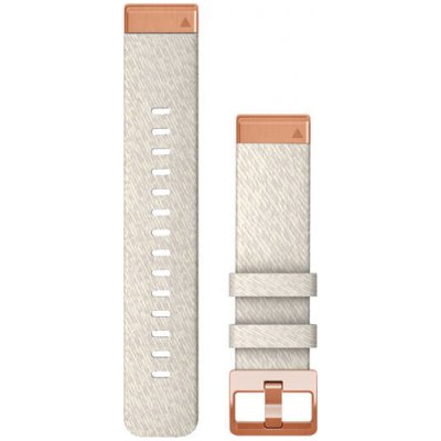 Garmin řemínek QuickFit 20 Cream Heathered Nylon / Rose Gold 010-13102-09 – Zbozi.Blesk.cz