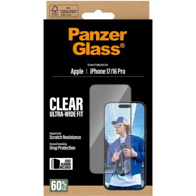 PanzerGlass Apple iPhone 17/16 Pro s instalačním rámečkem PG30687 – Sleviste.cz
