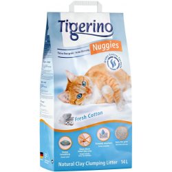 Tigerino Nuggies Fresh Cotton Kočkolit 2 x 14 l