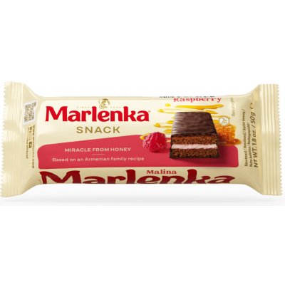Marlenka Malinový medový Snack 50 g – Hledejceny.cz
