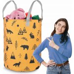 Nukido Koš 35 x 60 cm oranžová – Zbozi.Blesk.cz