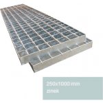 Podlahový rošt pozinkovaný 250×1000 mm – Zboží Mobilmania
