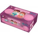 General Public Protection třívrstvá jednorázová dětská rouška modrá 25 ks – Zboží Dáma