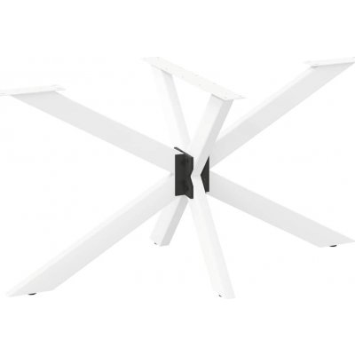 Omaxi Noha jídelního stolu ve tvaru pavouka bílá 150 x 78 x 72-73 cm ocel 317773 – Sleviste.cz