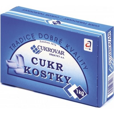 Moravskoslezské cukrovary Cukr Vrbátky kostky 1 kg – Zboží Mobilmania