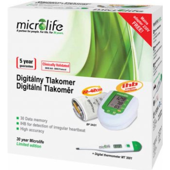 Microlife BP 3AG1 + MT 3001 + adaptér