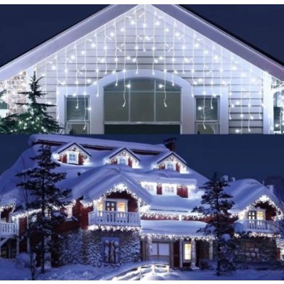 DENR Vánoční světelný závěs se záblesky 500 LED 10m – Hledejceny.cz