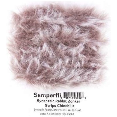 Semperfli Sytetické Proužky Králičí Kůže Synthetic Rabbit Zonker Strips Chinchilla – Hledejceny.cz