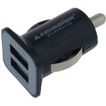 Nabíječka do auta CARMOTION 2× USB, černá 12/24V