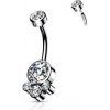 Piercing Šperky4U ocelový piercing do pupíku BS0008-C