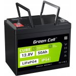 Green Cell LiFePO4 50Ah 12.8V 12V BMS pro karavan vozík loď – Sleviste.cz