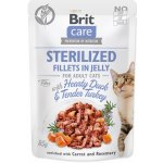 Brit Care Cat Sterilized Fillets in Jelly Hearty Duck & Tender Turkey 85 g – Sleviste.cz
