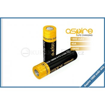 Aspire ICR 18650 Li-ion Baterie 40A 1800mAh