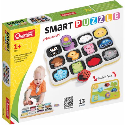 Quercetti Smart Puzzle magnetico first colors and words 0231 – Hledejceny.cz