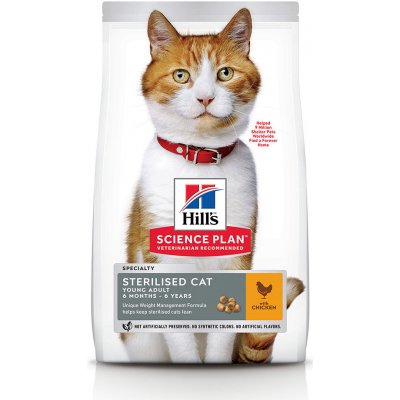 Hill's Science Plan Feline Young Adult Sterilised Chicken 1,5 kg – Zbozi.Blesk.cz