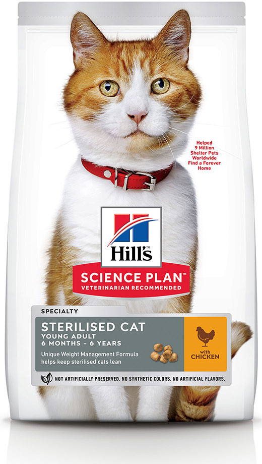 Hill\'s Science Plan Feline Young Adult Sterilised Chicken 1,5 kg
