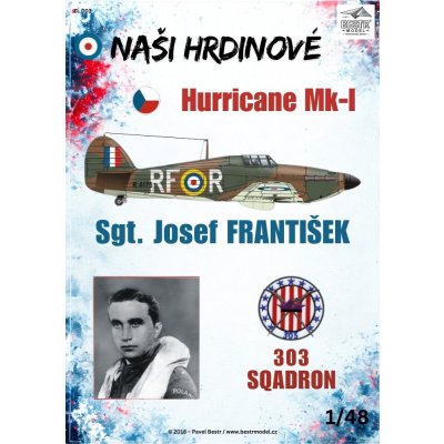 Bestr model Hurricane Mk-I (Josef František) – Hledejceny.cz