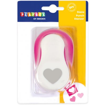 Playbox děrovačka raznice 38 mm srdce – Sleviste.cz