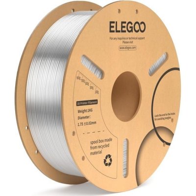 Elegoo PLA+ 1,75mm 1 kg Clear 50.203.0164 – Zboží Živě