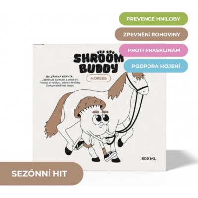 Shroom Buddy Horses balzám na kopyta 500 ml – Zboží Dáma