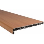 Parapet plastový 390x4000 mm, buk – HobbyKompas.cz