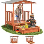 FurnigO Pískoviště Merle s krytou verandou – Hledejceny.cz