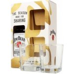 Jim Beam White 40% 0,7 l (dárkové balení 2 sklenice) – Hledejceny.cz