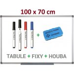 SUPRAVIZ Magnetická tabule bílá popisovací 100 x 70 cm – Hledejceny.cz