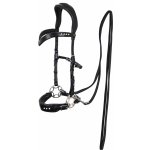 F.R.A. Uzdečka Hackamore Glory černá – Zboží Dáma