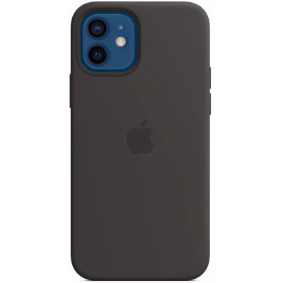 Apple iPhone 12 / 12 Pro Silicone Case with MagSafe Black MHL73ZM/A – Zboží Mobilmania