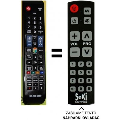 Dálkový ovladač Senior pro Samsung UE42F5370SS – Zboží Živě