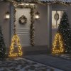 Vánoční osvětlení DKD HOME DECOR Vánoční stromek se zemními hČervenáy a 115 LED diodami 90 cm
